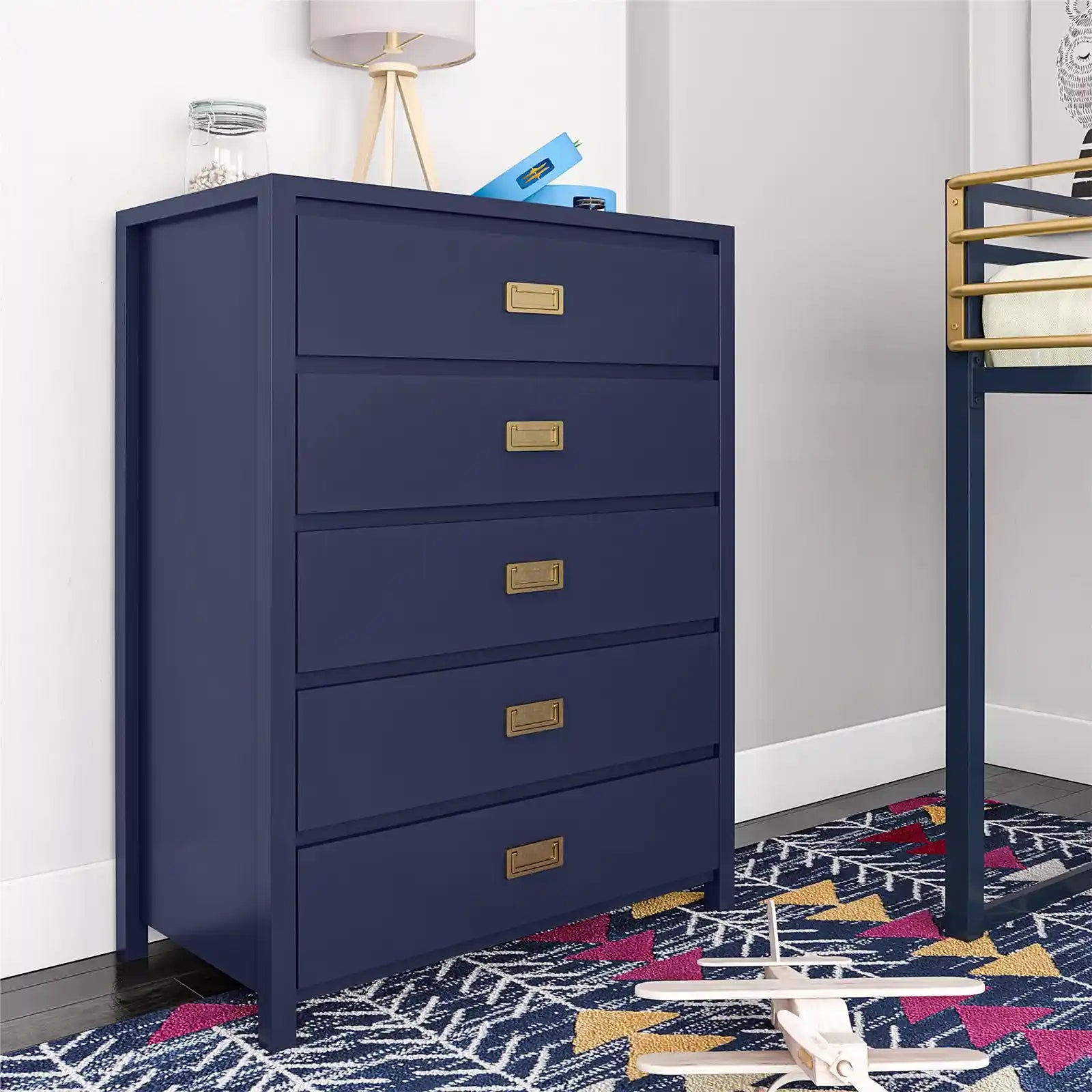 Modern 5 Drawer Kids Room Dresser